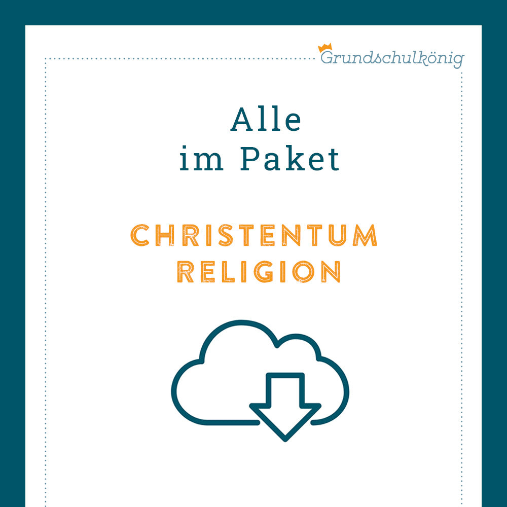 Königspaket: Christentum (Religionsunterricht) - inklusive Test