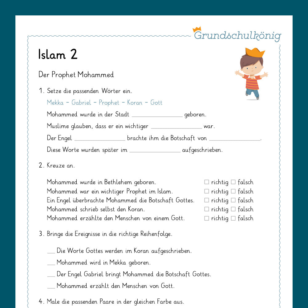 Königspaket: Islam (Religionsunterricht) - inklusive Test
