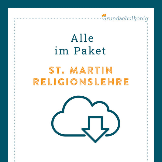 Königspaket: St. Martin (Religionslehre) - inklusive Test