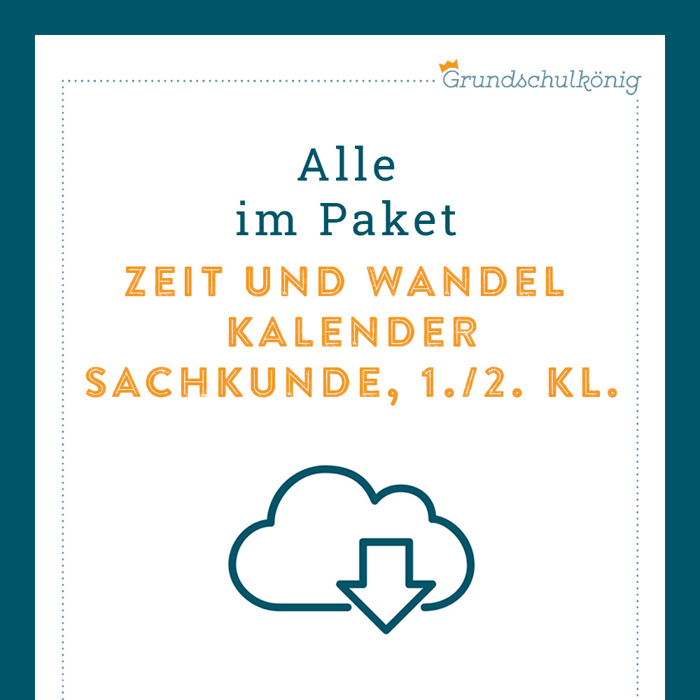 Königspaket: Kalender (Sachkunde, 2. Klasse) - inklusive Test