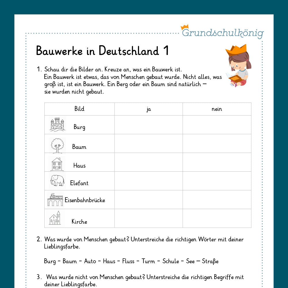 King's package: Buildings in Germany (expertise) - including test