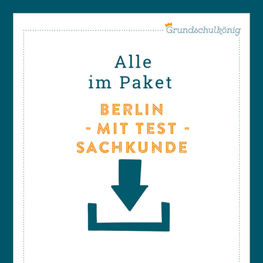 King's package: German federal states - Berlin (expertise) - with test