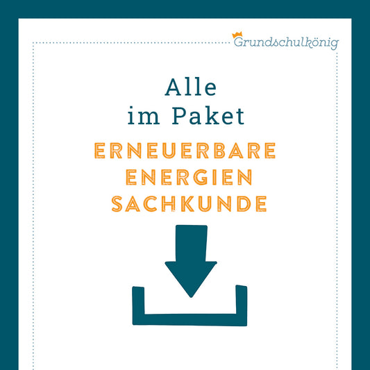 King package: Renewable energies (expertise) - including test