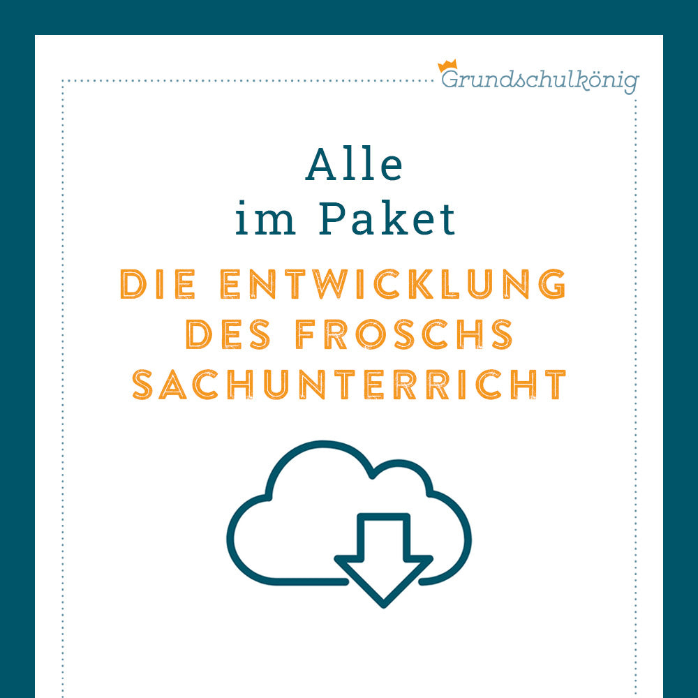 Königspaket: Der Frosch (Sachunterricht)