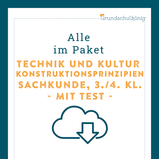 Königspaket: Konstruktionsprinzipien verstehen (Sachkunde)