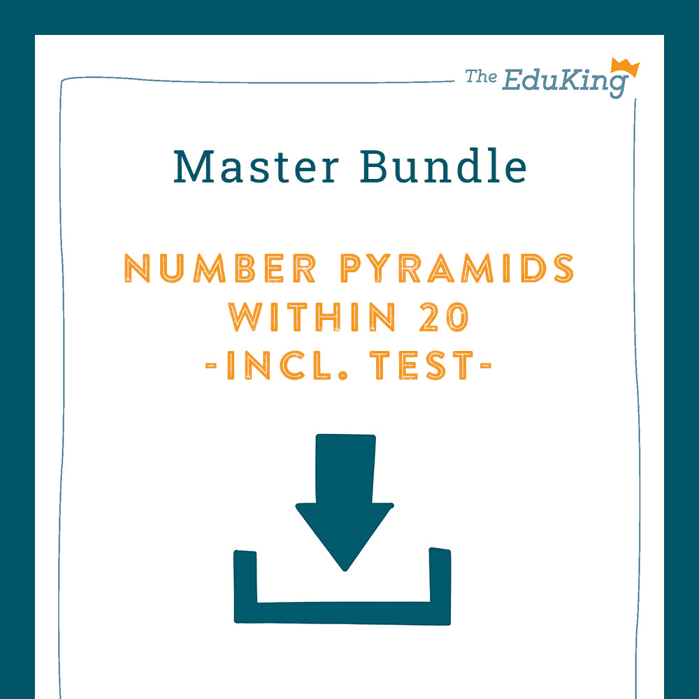 Master Bundle: Number Pyramids with Two-Digit Numbers within 20