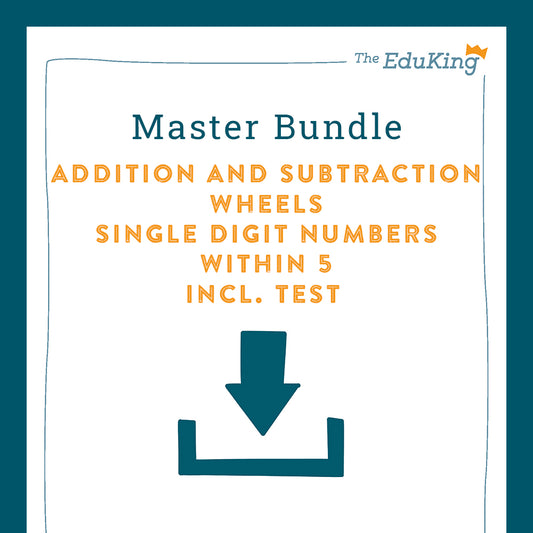 Master Bundle: Addition and Subtraction Wheels with Single-Digit Numbers