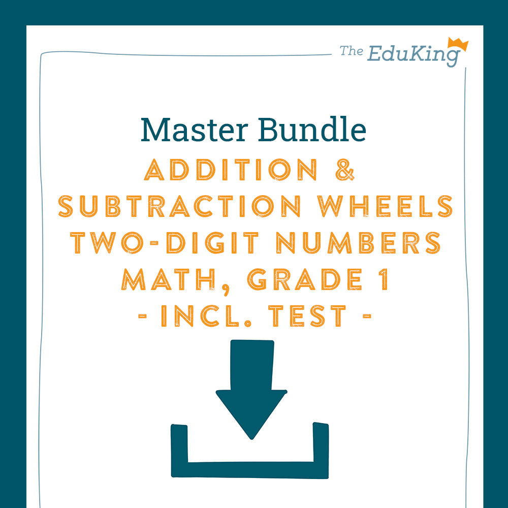 Master Bundle: Number Wheels in the Number Range 10 (Math, Grade 1) - including a Test