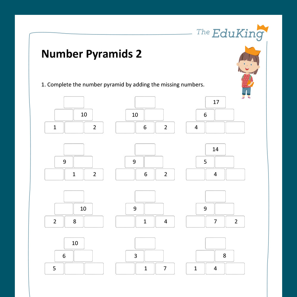 Master Bundle: Number Pyramid Puzzles with Two-Digit Numbers within 20