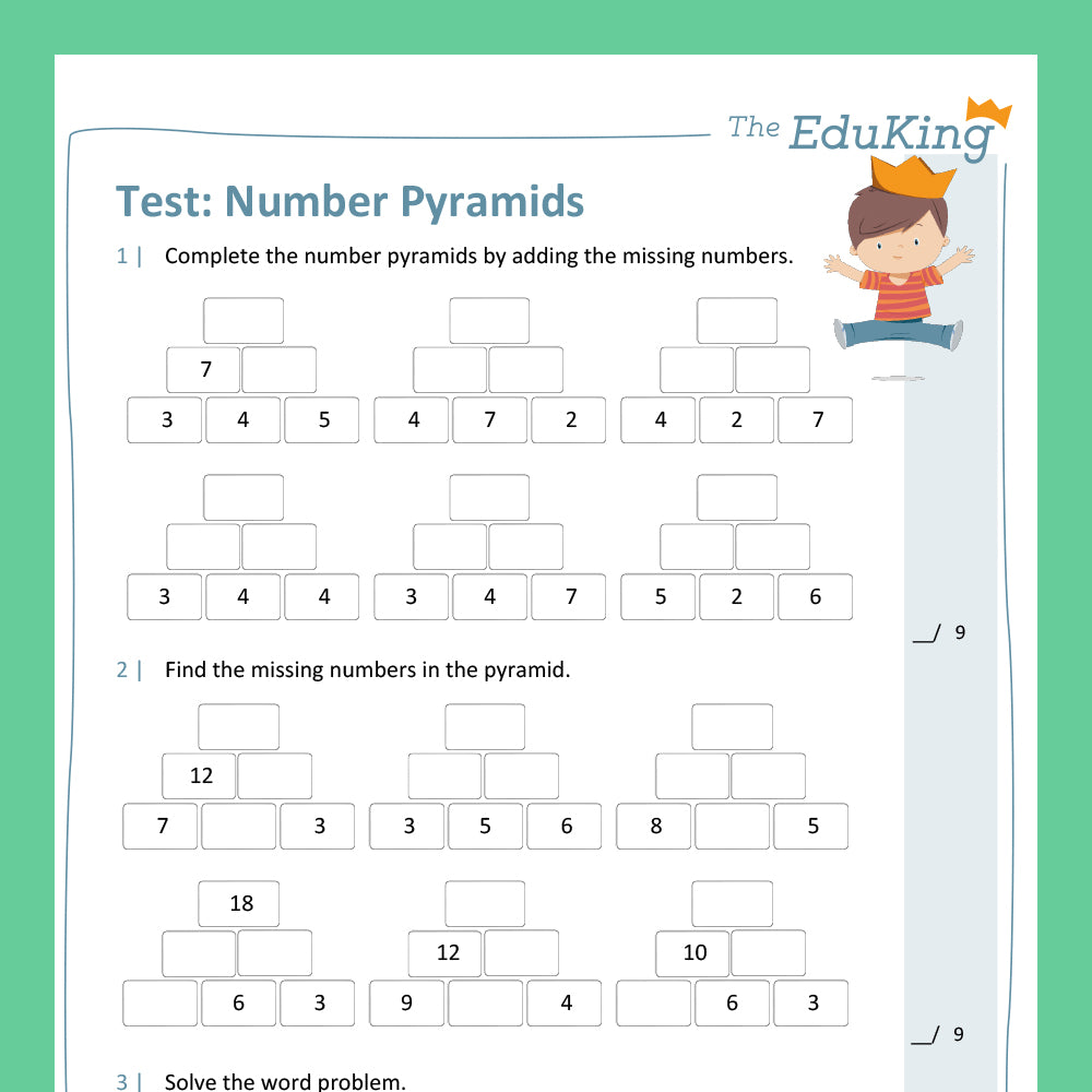 Master Bundle: Number Pyramid Puzzles with Two-Digit Numbers within 20