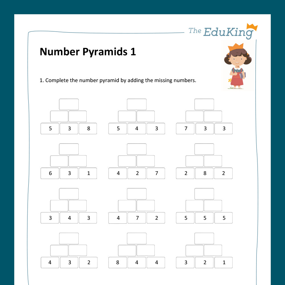 Master Bundle: Mixed Number Pyramids with Two-Digit Numbers within 20