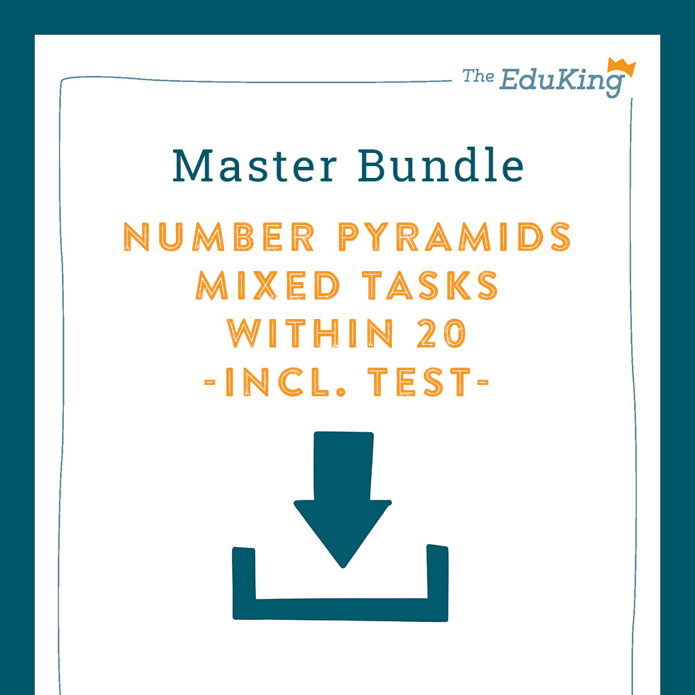Master Bundle: Mixed Number Pyramids with Two-Digit Numbers within 20