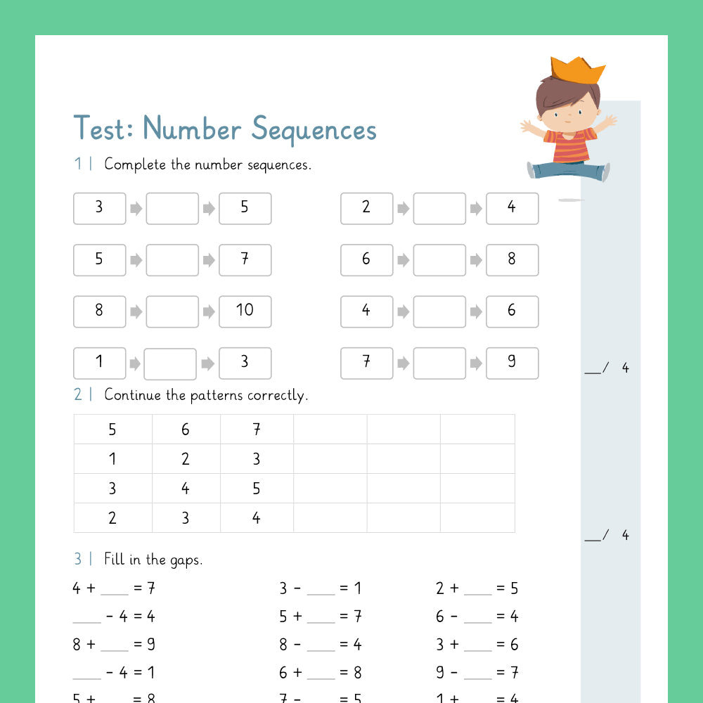 Master Bundle: Number Sequences within the Number Range 10