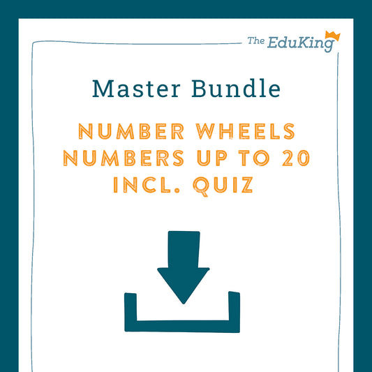 Master Bundle: Number Wheels in the Number Range 20 - includes Quiz