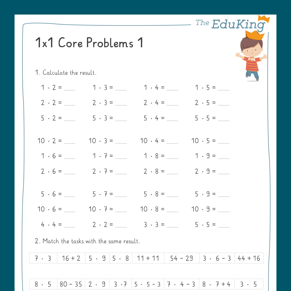 Master Bundle: Core Problems with the Basic Times Tables