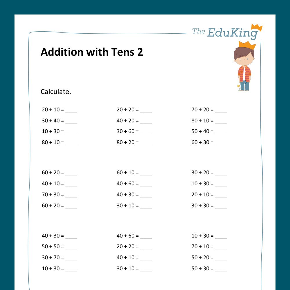 Master Bundle: Addition/Subtraction with Tens with Two-Digit Numbers