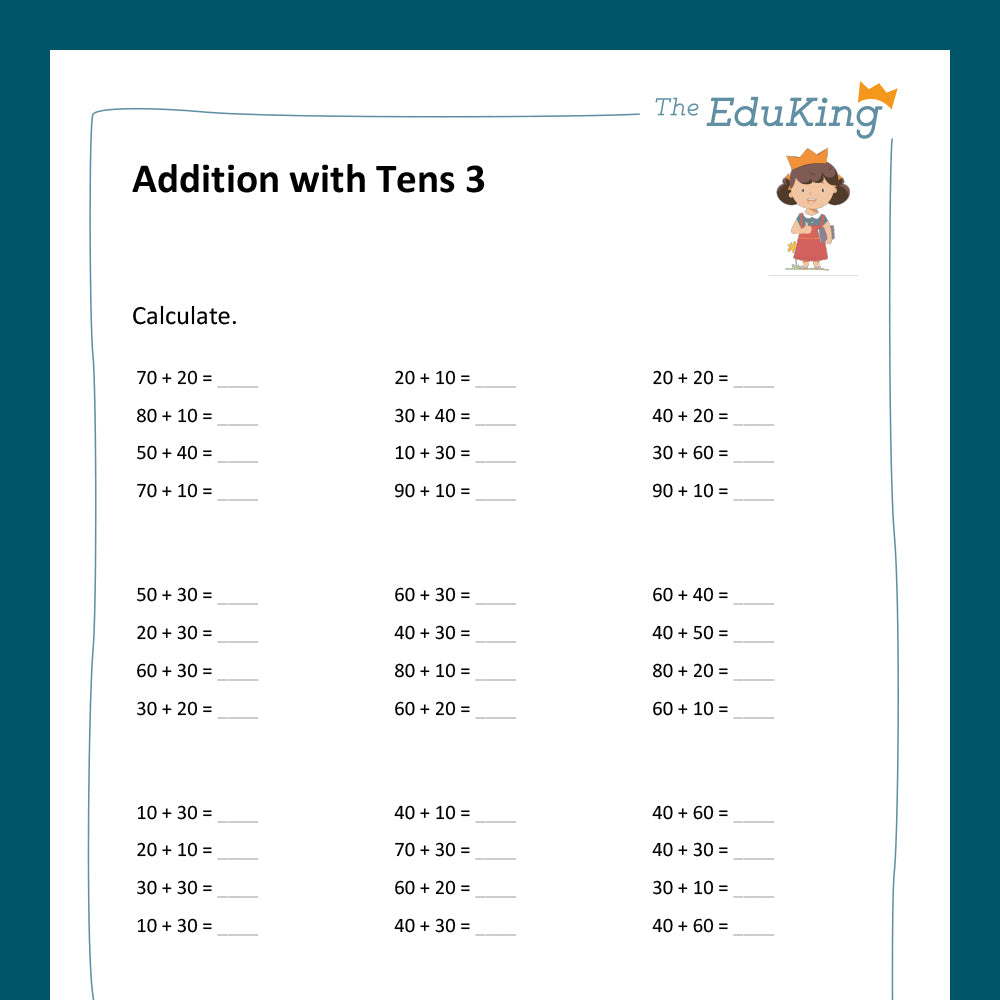 Master Bundle: Addition/Subtraction with Tens with Two-Digit Numbers