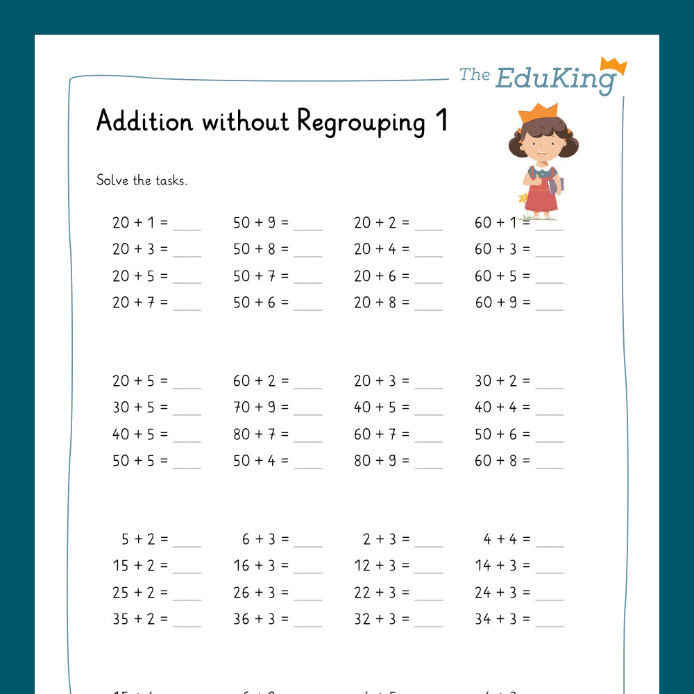 Master Bundle: Addition without Regrouping with Two-Digit Numbers