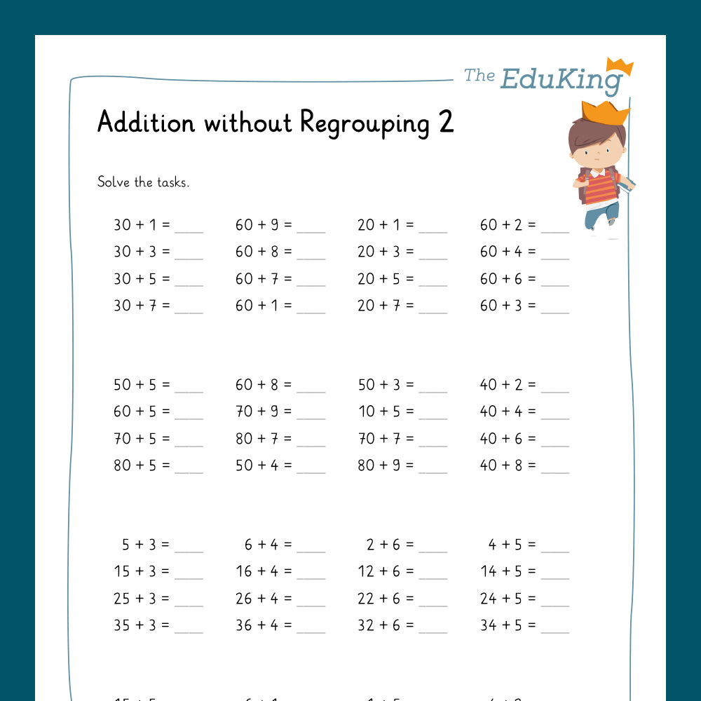 Master Bundle: Addition without Regrouping with Two-Digit Numbers