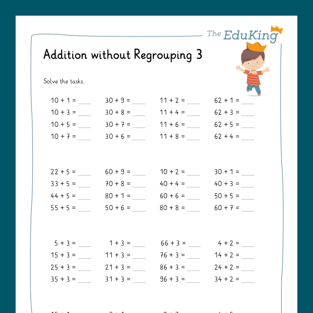 Master Bundle: Addition without Regrouping with Two-Digit Numbers