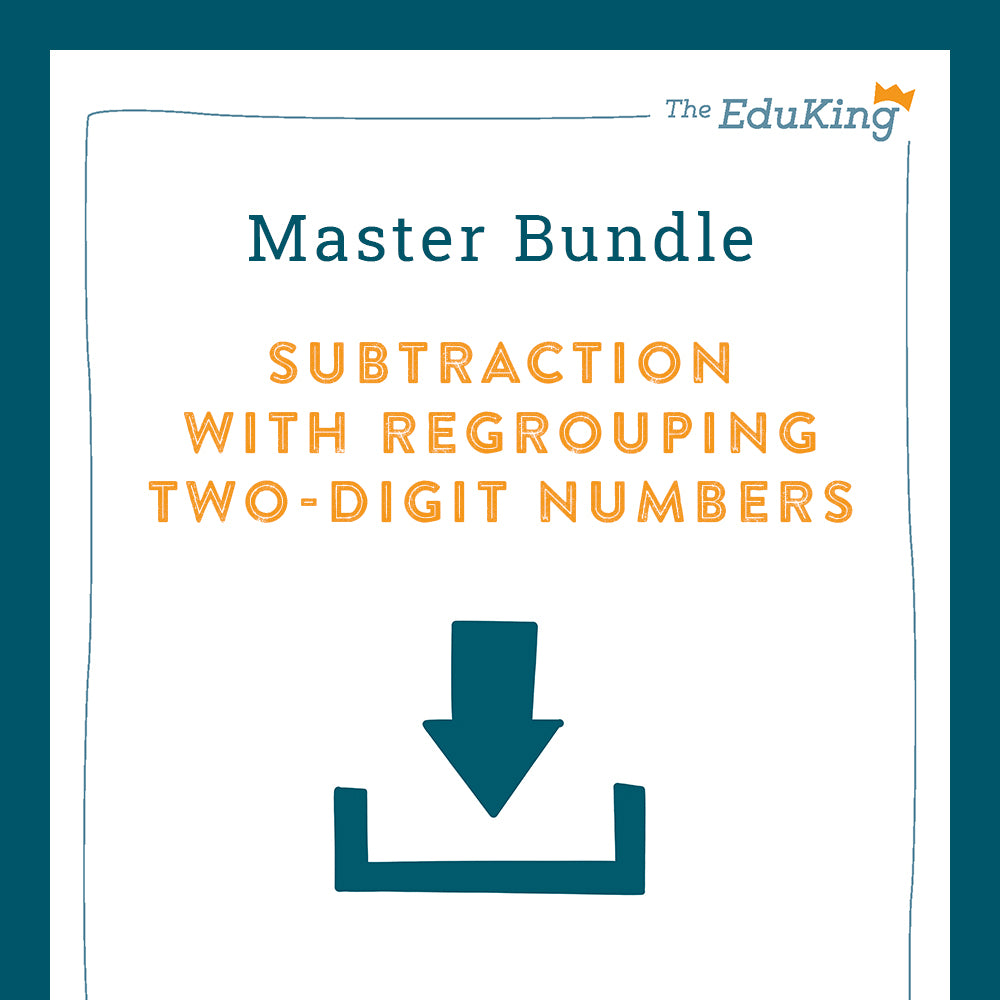 Master Bundle: Subtraction with Regrouping with Two-Digit Numbers