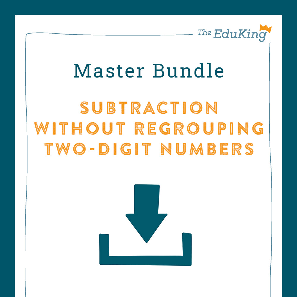Master Bundle: Subtraction without Regrouping with Two-Digit Numbers
