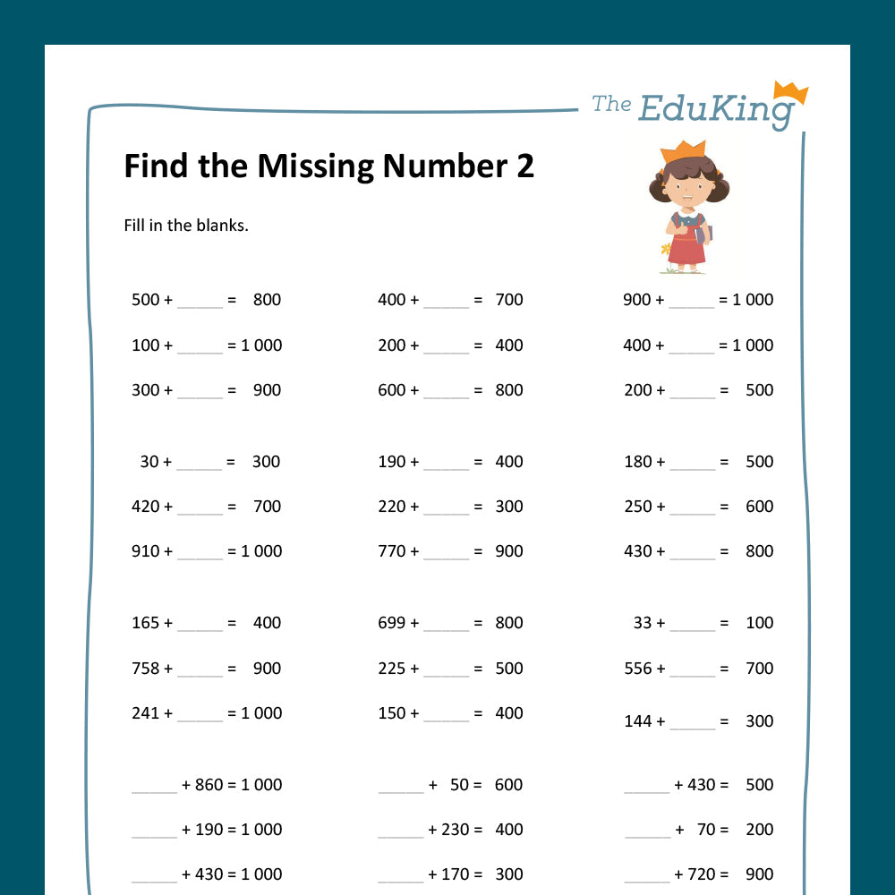 Master Bundle: Find the missing Numbers