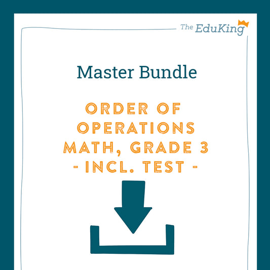 Master Bundle: Order of Operations (Math, Grade 3) - including a Test