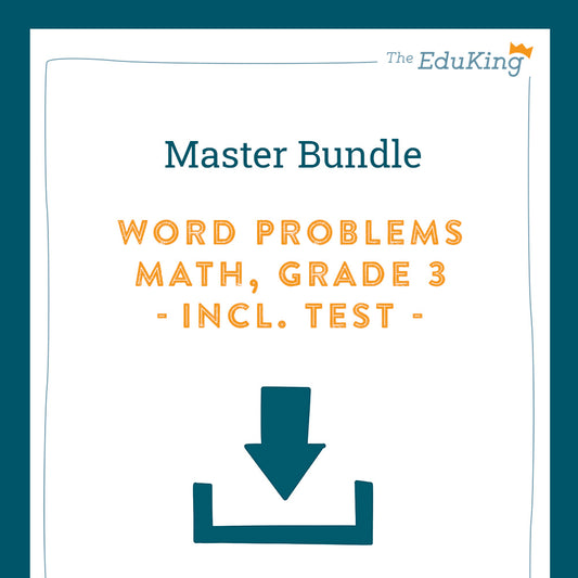 Master Bundle: Word Problems (Math, Grade 3) - including a Test