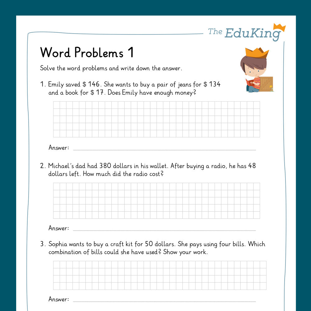 Creating Problems Math Grade 3 Master Bundle: Word Problems (Math, Grade 3) - including a Test ...