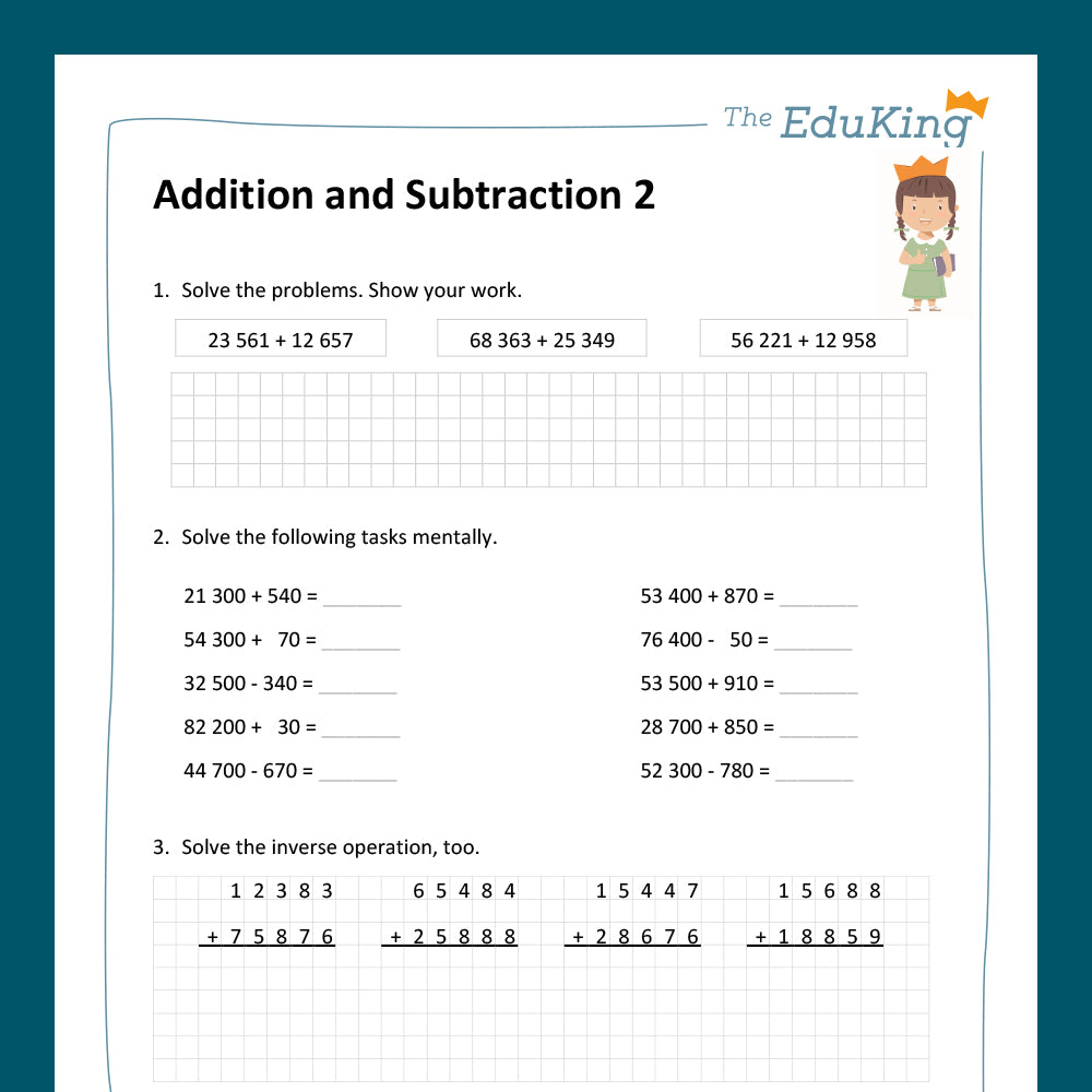 Master Bundle: Addition and Subtraction, 6-Digit Numbers