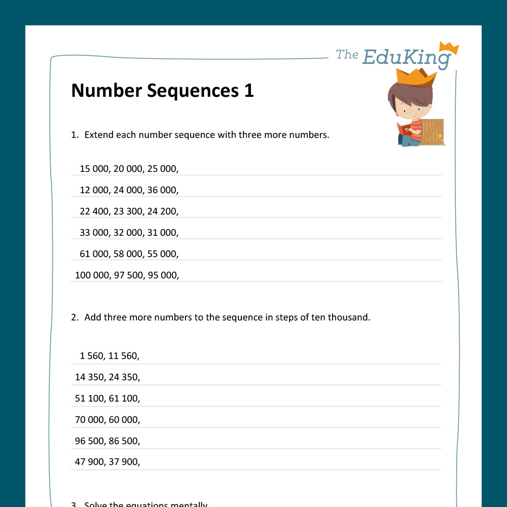 Master Bundle: Number Sequences, 6-Digit Numbers