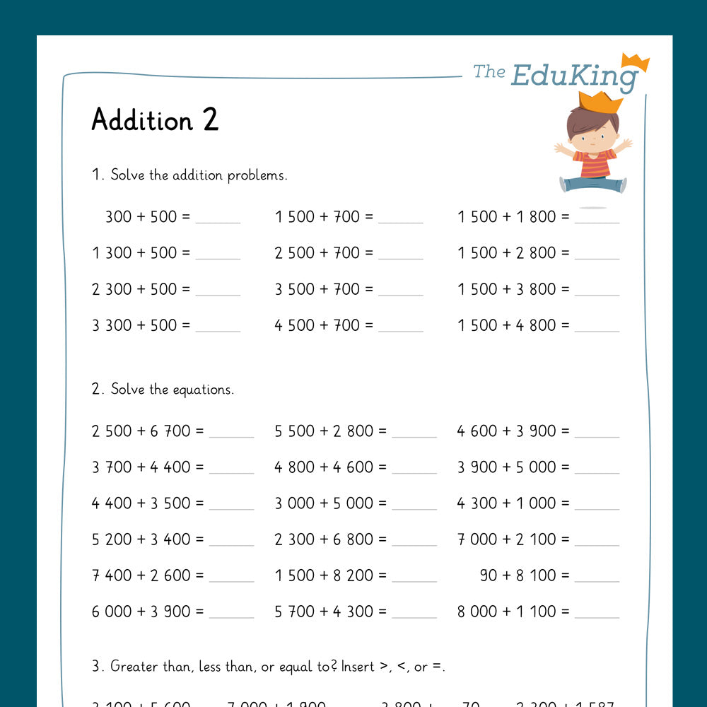 Master Bundle: Addition and Subtraction, 4-Digit Numbers (Math, Grade 4)