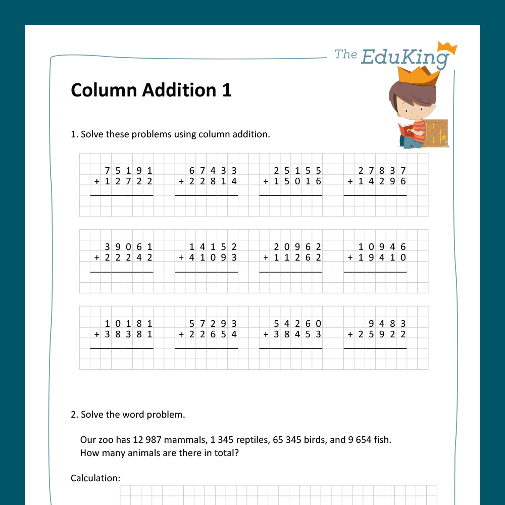 Master Bundle: Column Addition