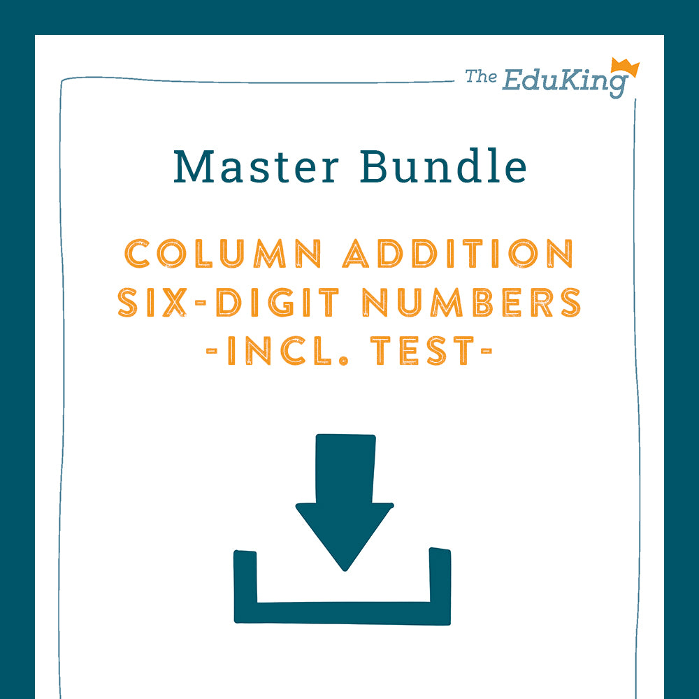 Master Bundle: Column Addition 6-Digit-Numbers