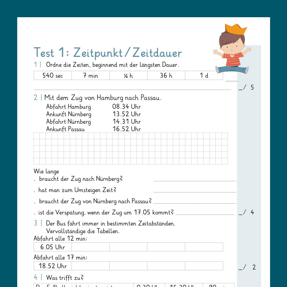 Günstiger im Set: Mathe, 4. Klasse: Testsammlung Teil 1 + 2 + 3!