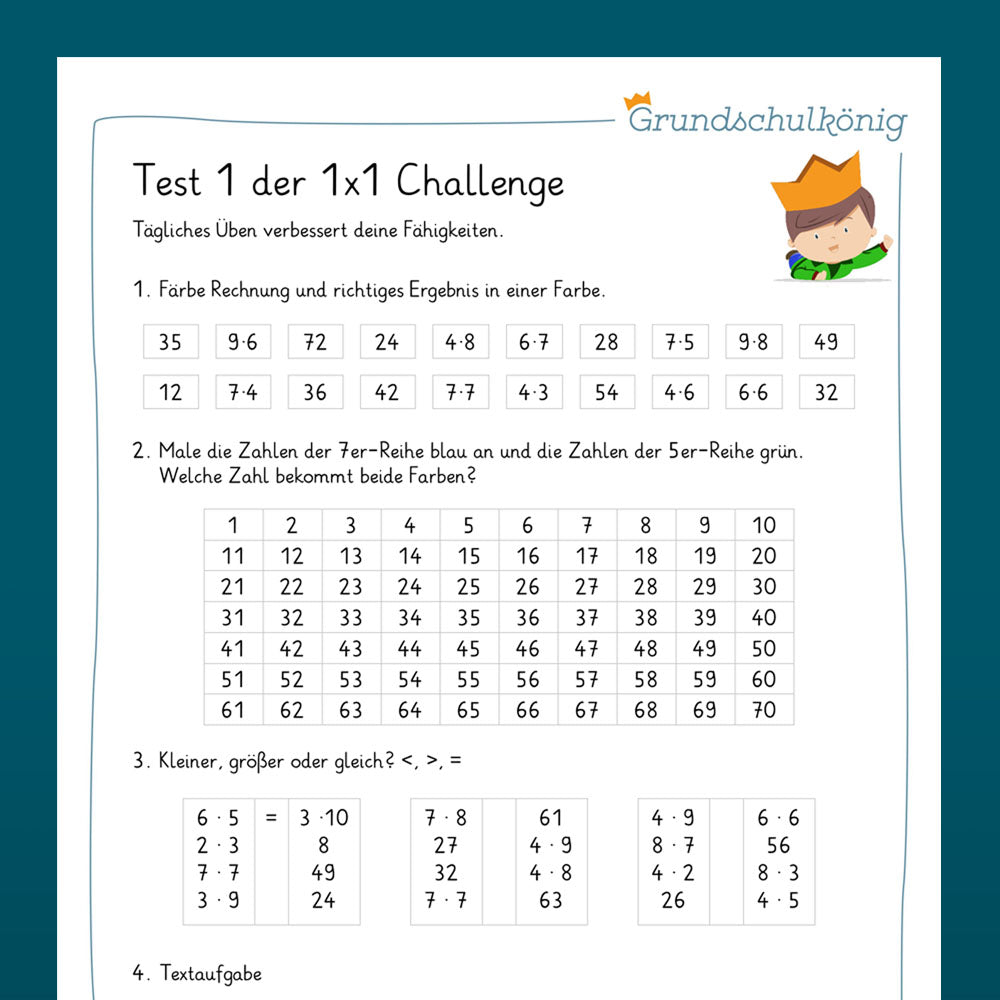 Günstiger im Set: 1x1-Paket für Mathe (2. - 4. Klasse)