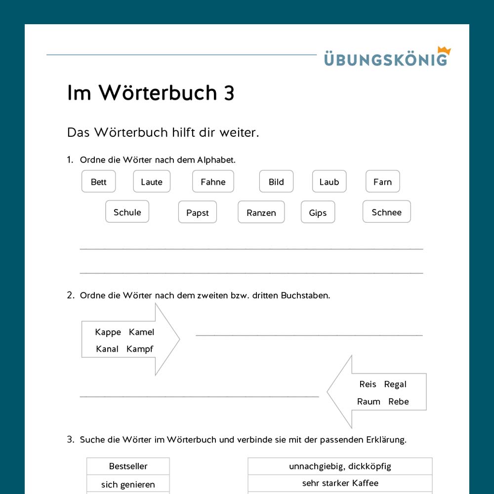 Königspaket: Wörterbuch (Deutsch, Mittelschule)