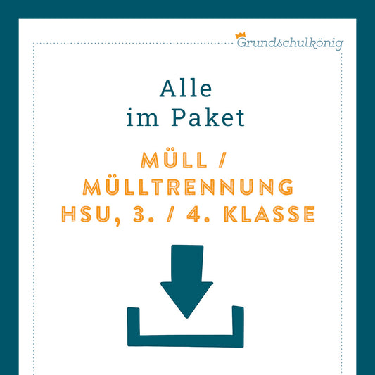 King's package: Garbage &amp; waste separation (expertise)