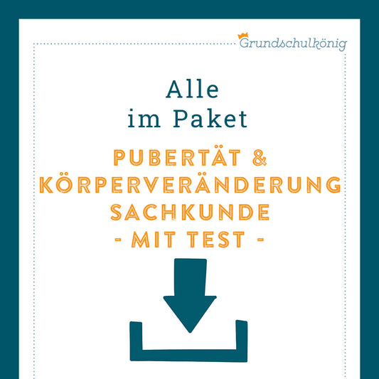 King package: Puberty &amp; body changes (expertise) - including test