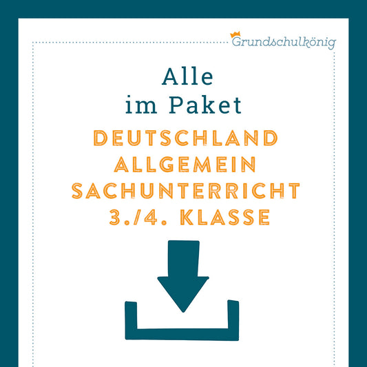 King's Package: Germany in General (General Studies, 3rd &amp; 4th grade)