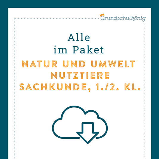 Königspaket: Nutztiere (Sachkunde)