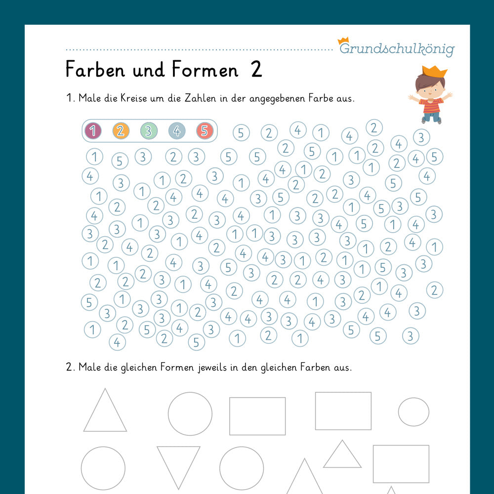 Königspaket: Farben und Formen (Vorschule)