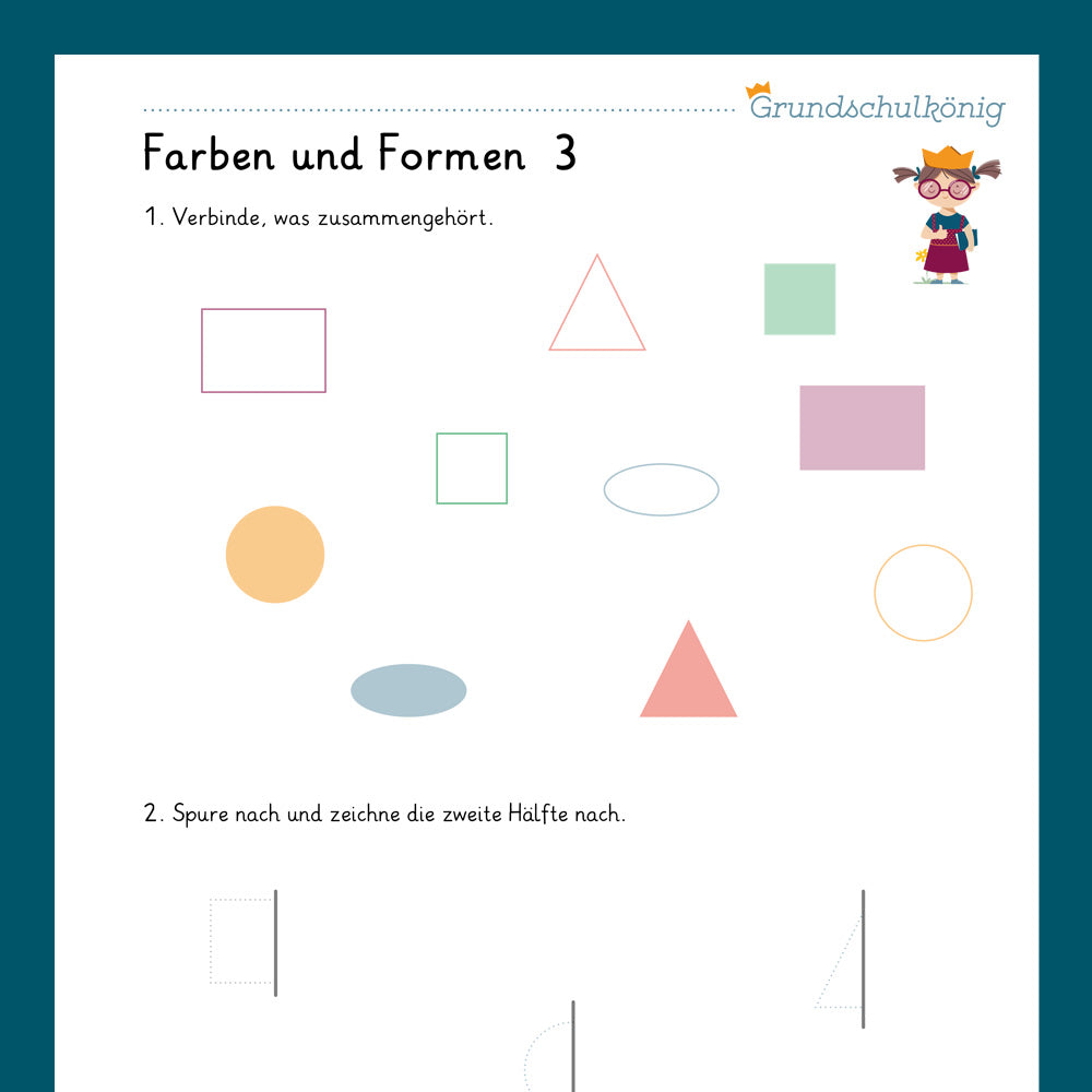 Königspaket: Farben und Formen (Vorschule)