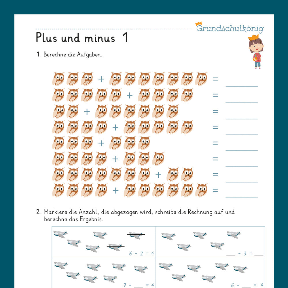 Königspaket: Erstes Rechnen: Plus und Minus (Vorschule)