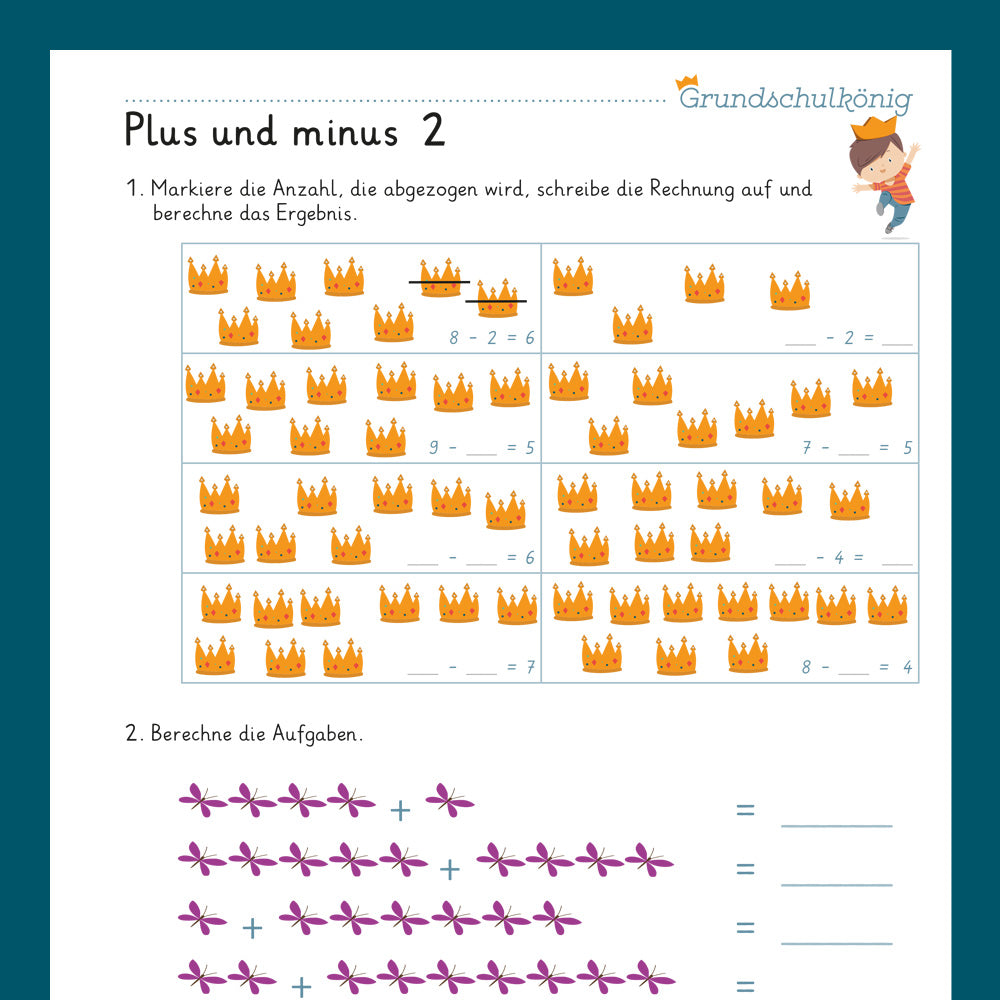 Königspaket: Erstes Rechnen: Plus und Minus (Vorschule)