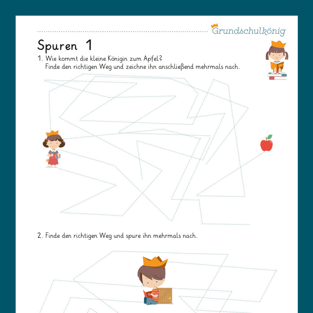 Königspaket: Nachspuren (Vorschule)