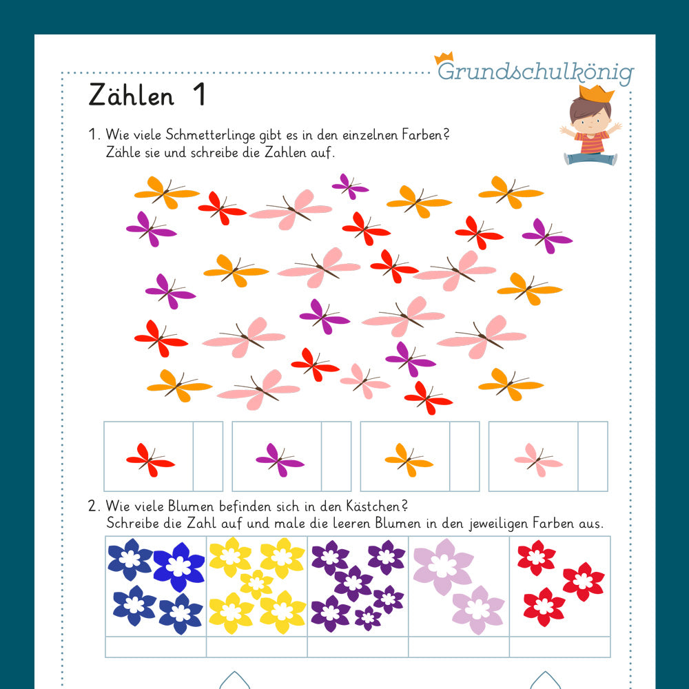 Königspaket: Zählen lernen (Vorschule)
