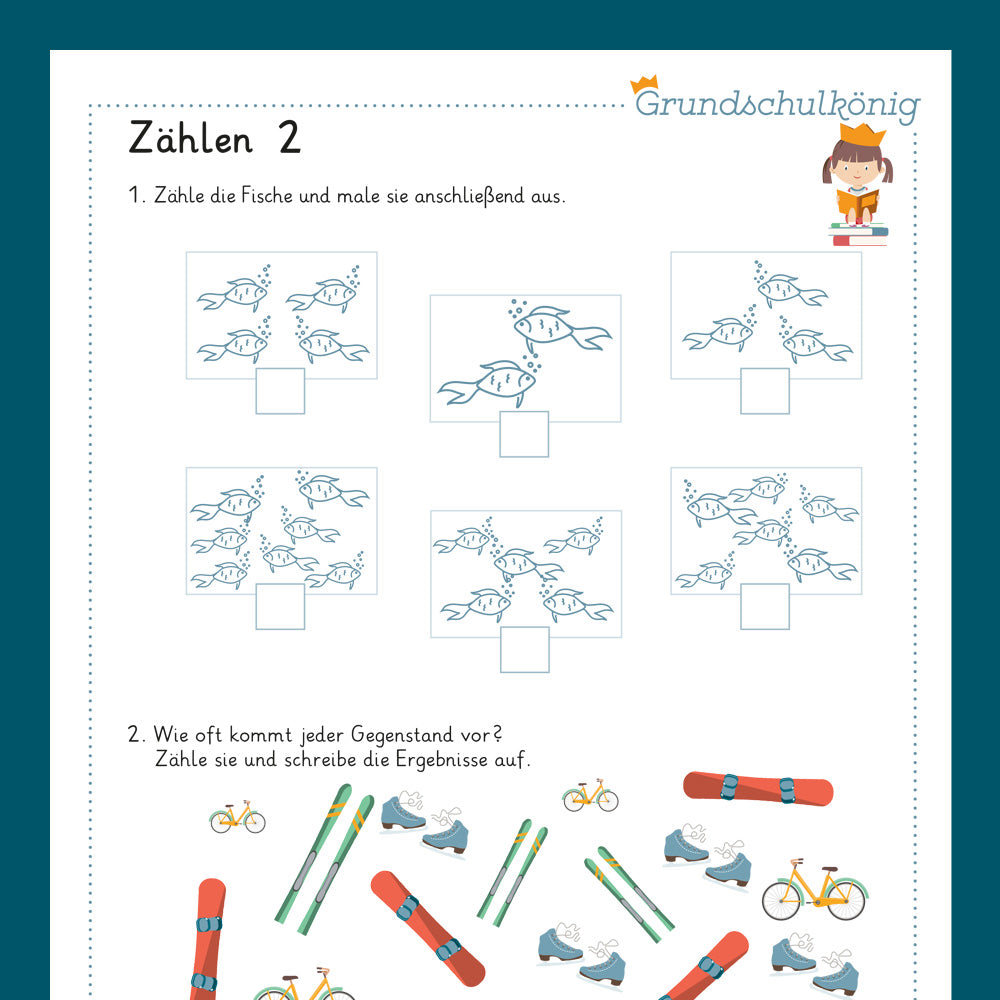 Königspaket: Zählen lernen (Vorschule)
