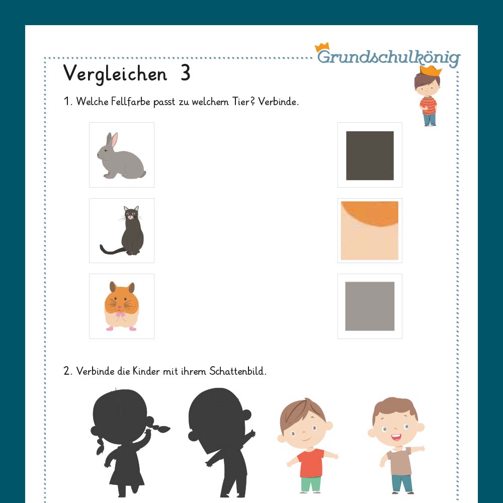 Königspaket: Vergleichen (Vorschule)